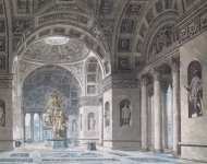 Desprez Louis-Jean Interior of the Temple of Immortality - Hermitage